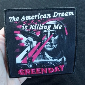 GREEN DAY The American Dream is Killing Me Iron On Band Patch LICENSED - Picture 1 of 5