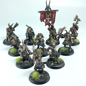 Beastmen Herd - Slaves To Darkness - Painted Warhammer Age of Sigmar GW C5317 - Picture 1 of 3