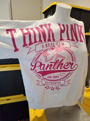 Sudadera Pantera Rosa Talla L - Blanco/Rosa Foto 1 de 3