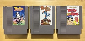 Felix the Cat, Rockin' Kats, Wacky Races - Rare Authentic Nintendo NES Games Lot
