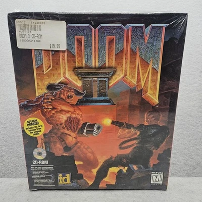 Doom II - Factory Sealed - IBM CD-ROM - Big Box PC - 1994 id Software - Image 1 of 4