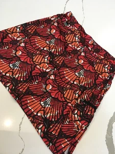 Lopez Medium leuchtend rot und orange gemusterter Skort - Bild 1 von 14