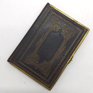 Primitive Methodist Hymn Book -Bourne & Flesher -Tooled Leather/Metal Clasp 1867 - Picture 1 of 21