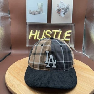 New Era Los Angeles Dodgers 'Multi Panel Plaid' 9FIFTY High Crown Strapback Neu mit Etikett - Bild 1 von 8