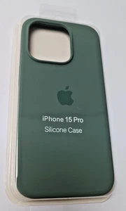 iPhone 15 Pro Schutshülle Handyhülle Silicone Case Grün Sicherheit Prallschutz - Bild 1 von 7