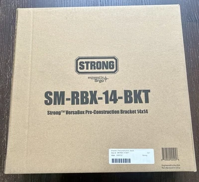 Strong SM-RBX-14-BKT, VersaBox Recessed Dual Layer Flat Panel Solution - NIB - Image 1 of 4