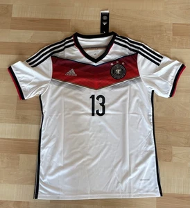 Trikot Adidas DFB WM 2014 Home Weltmeister WC 4 Sterne Badge I Müller 13 - Bild 1 von 2
