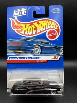 Hot Wheels 2000 First Editions So Fine in Black Collector #078 - Image 1 of 3