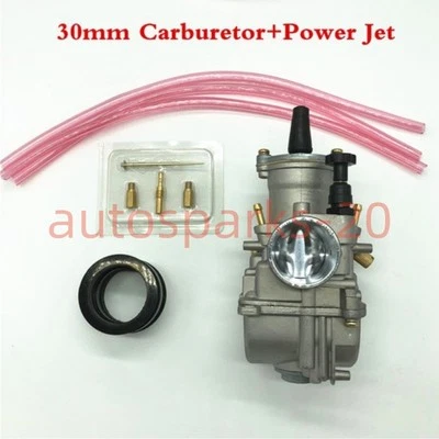 1Pc 30mm CarburetorHigh Performance With Power Jet For Motorcycle Scooter ATV. - Image 1 of 4