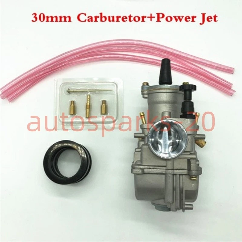 1Pc 30mm CarburetorHigh Performance With Power Jet For Motorcycle Scooter ATV. - Image 1 of 4