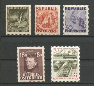 Autriche 5 timbres non oblitérés /TR90 - Picture 1 of 1