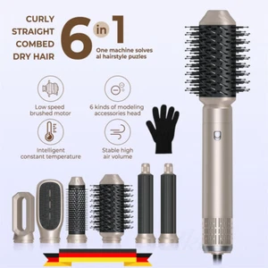 Airstyler Hairstyler 6 in 1 Rundbürstenföhn Warmluftbürste Haarstyler Kit DE - Bild 1 von 12