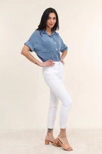 Ladies Muddie Boots Bow Detail Denim Jeans - Limited Edition - Picture 1 of 4