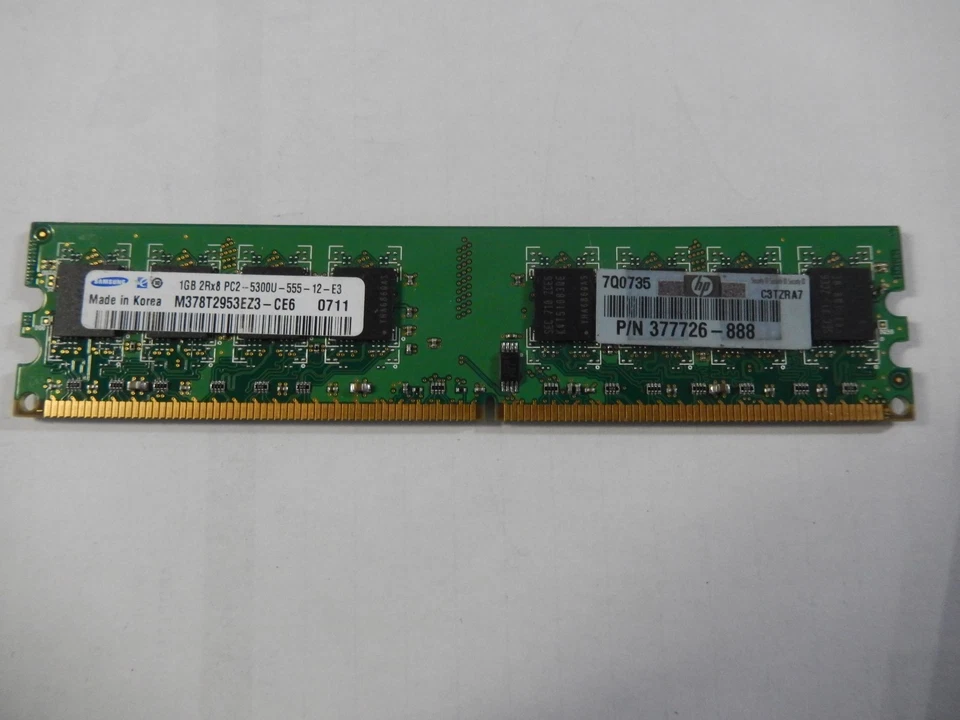 1GB DDR2 PC2-5300U Desktop Memory RAM , Mixed Brands  - Image 1 of 1