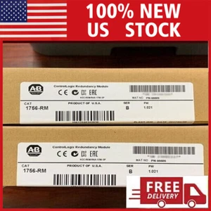 New Factory Sealed AB 1756-RM SER B ControlLogix Redundancy Module 1756RM - Afbeelding 1 van 3