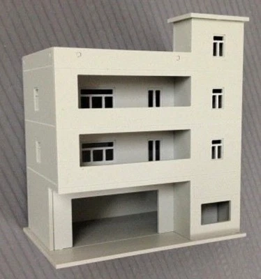 HO Scale 1:100 Gauge Apartment Building Model Train Railway Scenery Layout A10 - Image 1 of 4