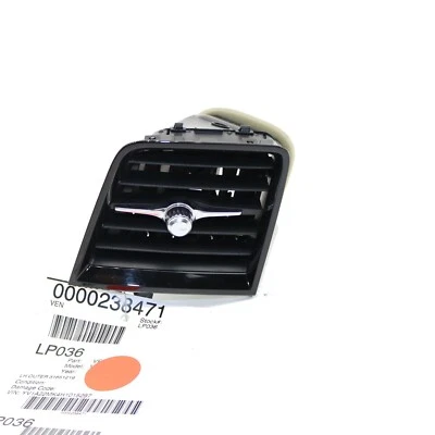 Ventilación de tablero izquierdo negra Volvo OEM 31651219 para S90 V90 S60 V60 17-24, XC60 18-24 Foto 1 de 4