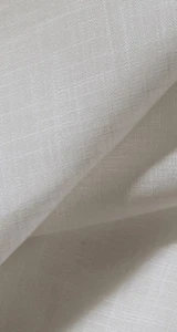 Off-White, Edmund Bell Fabric, 100% Polyester, W300cm, 3.2 Metres @ 10 Per Metre - Picture 1 of 5