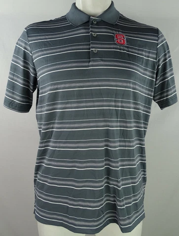 North Carolina State NCAA Adidas Men's Short Sleeve Polo Cover