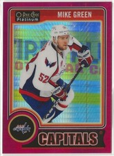 2014-15 O-Pee-Chee Platinum Red Prism #143 Mike Green 099/135 Washington