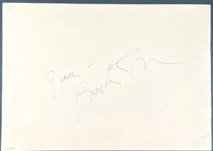 BARBRA STREISAND ENORME PROGRAMA AUTOGRAFIADO FIRMADO 12,75 X 9,0 CERTIFICADO DE AUTENTICIDAD BECKETT - Imagen 1 de 10