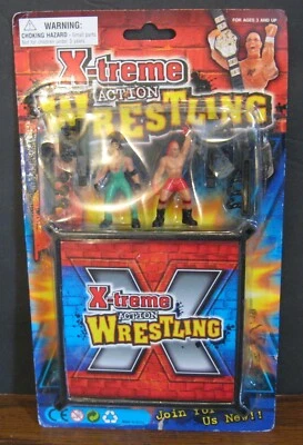 X-treme 动作摔跤 2 英寸迷你雕像 - JPW International - MoC — 第 1/4 张图片