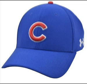 Chicago Cubs Under Armour MLB Blitzkrieg Adjustable Baseball Hat - Picture 1 of 6