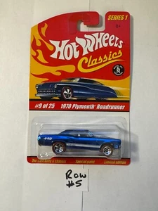 2004 Hot Wheels Classics Series 1-9/25 1970 Plymouth Roadrunner-EXCELLENT Cond. - Picture 1 of 2