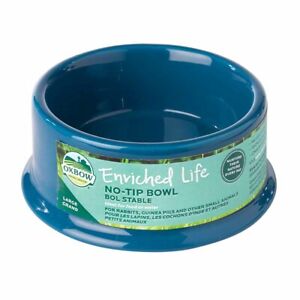 OXBOW ENRICHED LIFE NO TIP BOWL LARGE BLUE