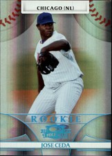 2008 Donruss Threads Century Proof Platinum Baseball Card #108 Jose Ceda /25 
