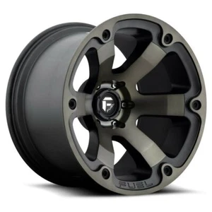 20" Fuel D564 Beast 20x10 8x180 Black Double Dark Tint Wheel -18mm For Chevy GMC - Picture 1 of 8