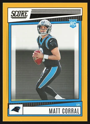 2022 Score #302 Matt Corral Gold RC - Image 1 of 2