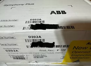 New ABB DI02A 16-CH, 120 VAC / 125 VDC, SOE conformal coating - Picture 1 of 1