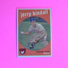 1959 Topps Baseball #274, Jerry Kindall Cubs High Grade NmMt WB