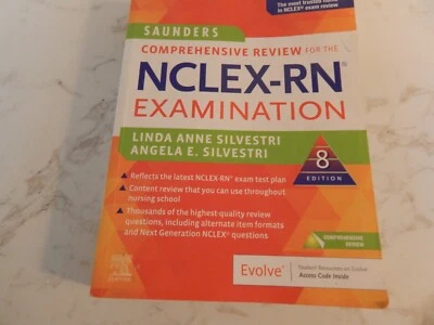 Saunders Comprehensive Review for the NCLEX-RN® Examination Very Good SHIP FREE - Image 1 of 4