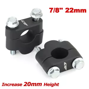 Handlebar Mount Clamps Riser Adapter For HONDA CRF 250L 300L /Rally 250 F/X/R/RX - Foto 1 di 9