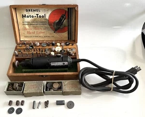 Vintage Dremel Moto-Tool Model 370 With Box Tools Accessories & Extras Works - Picture 1 of 19