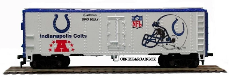 Ho Scale NFL INDIANAPOLIS COLTS Reefer Car MANTUA COLLECTIBLE New in Box - Image 1 of 1