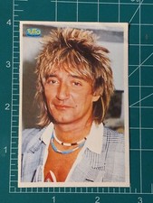 1985 Panini TUTTO MUSICA SPETTACOLO ROCK POP STICKER CARD ROD STEWART 