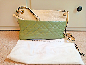 Marc Jacobs Tread Lightly Bag. Green and Beige bag. With dust bag