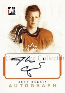 2007-08 ITG O Canada Auto #AJNE John Negrin