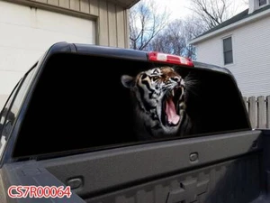 Camioneta pickup perforada Lion SUV ventana trasera gráficos calcomanía envoltura tinte #64 - Imagen 1 de 5