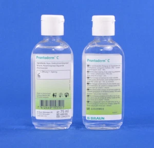 Prontoderm C Antimikrobielle Reinigung Eintrittspforten Urologie PEG 75ml Braun
