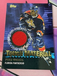 2003/04 Topps - Peter Worrell - Game Worn Tough Materials Hockey