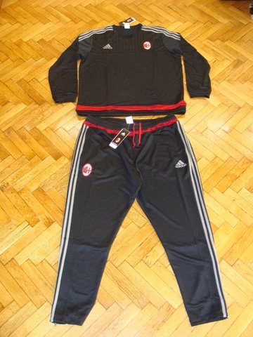 AC Milan Soccer Tracksuit Adidas Climacool Top Pants Football Training Suit BNWT Cover