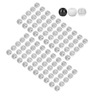 100pcs Hair Braiding Beads Plastics Large Hole Section 12mm Dreadlocks Hair - Picture 1 of 21