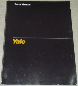 YALE ERC 404 045 050 055 060 065 RF ZF FORKLIFT TRUCK PARTS MANUAL BOOK 1585 - Picture 1 of 5