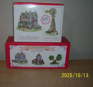 Liberty Falls All in One Christmas Buildings - Lot of 5 - Picture 1 of 1