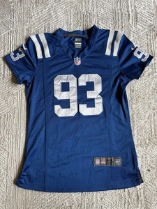 Dwight Freeney #93 Indianapolis Colts Jersey Womens M Blue NFL Nike On Field - Picture 1 of 13