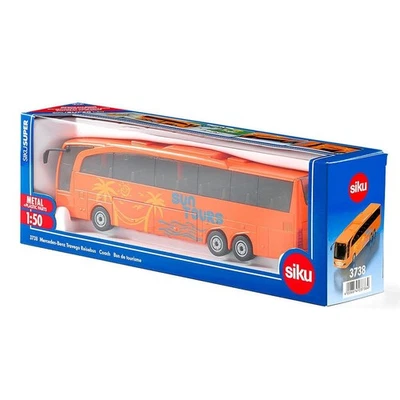 Siku 3738, Mercedes-Benz Travego Coach, 1:50, Metal/Plástico, Naranja, Funcional Foto 1 de 4